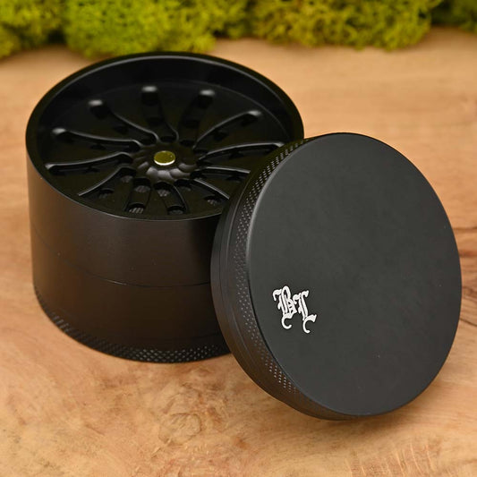 Black Leaf Masher Aluminium Grinder - ⌀63mm