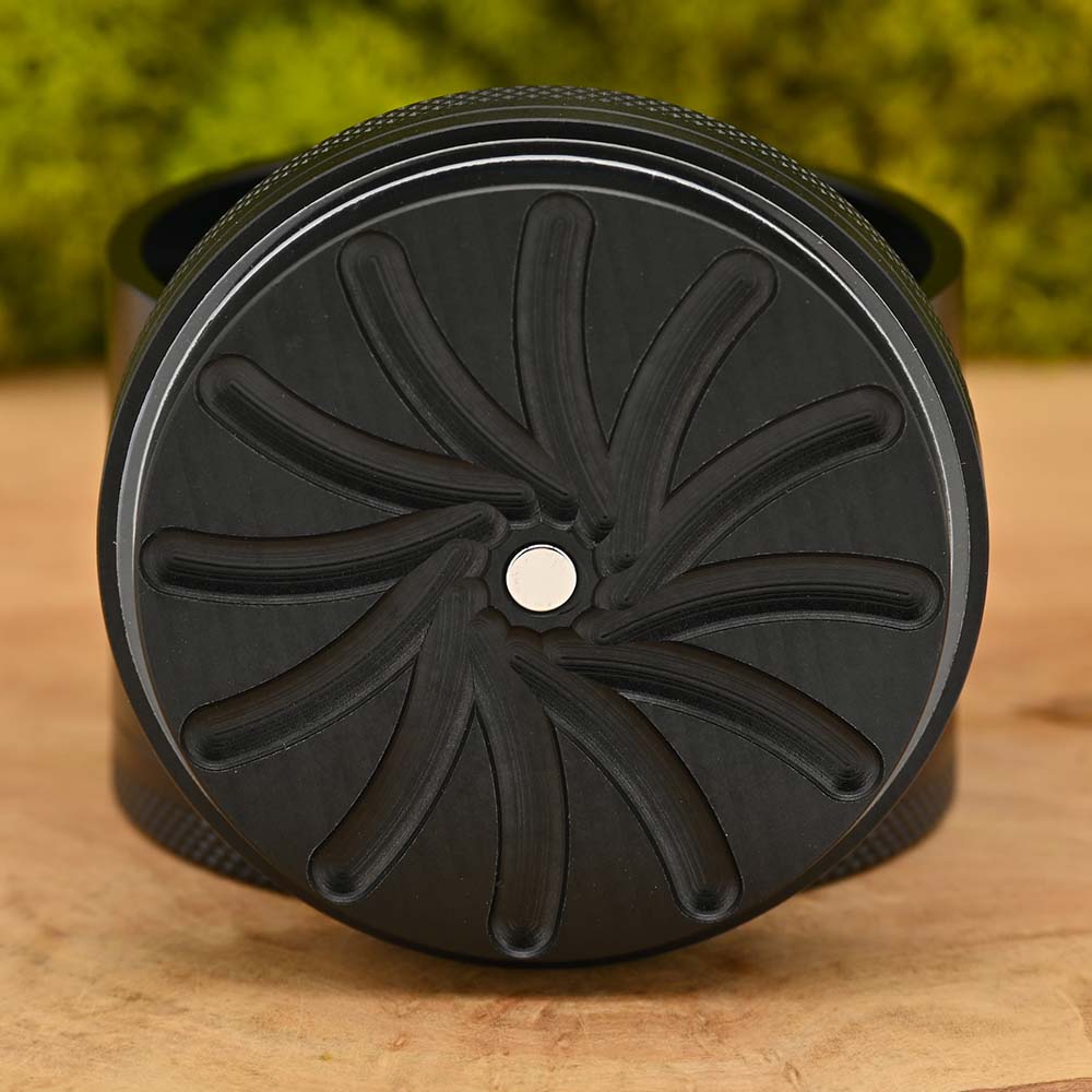 Black Leaf Masher Aluminium Grinder - ⌀63mm