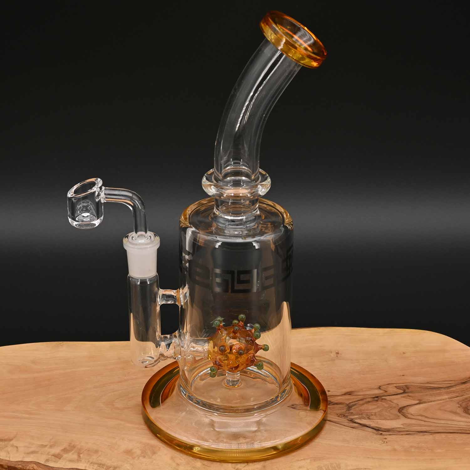 Johnny Rig BLAZE - Dab Rig Virus Ball - gelb – Johnnys Headshop