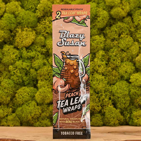 Blazy Susan Tea Leaf Wraps - Peach