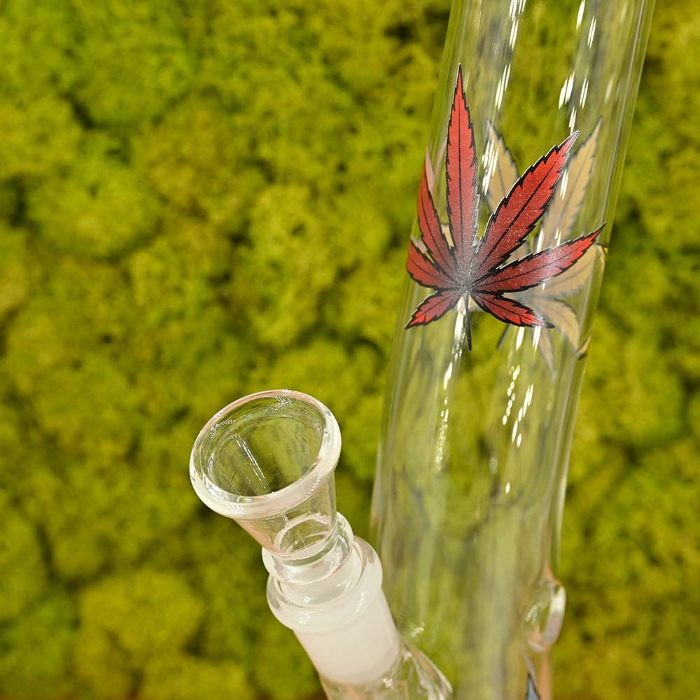 Hangover Multi Leaf Glass Bong (32cm)