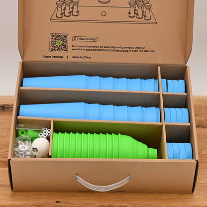 Bong Pong Partyspiel - mit 12 Bongs