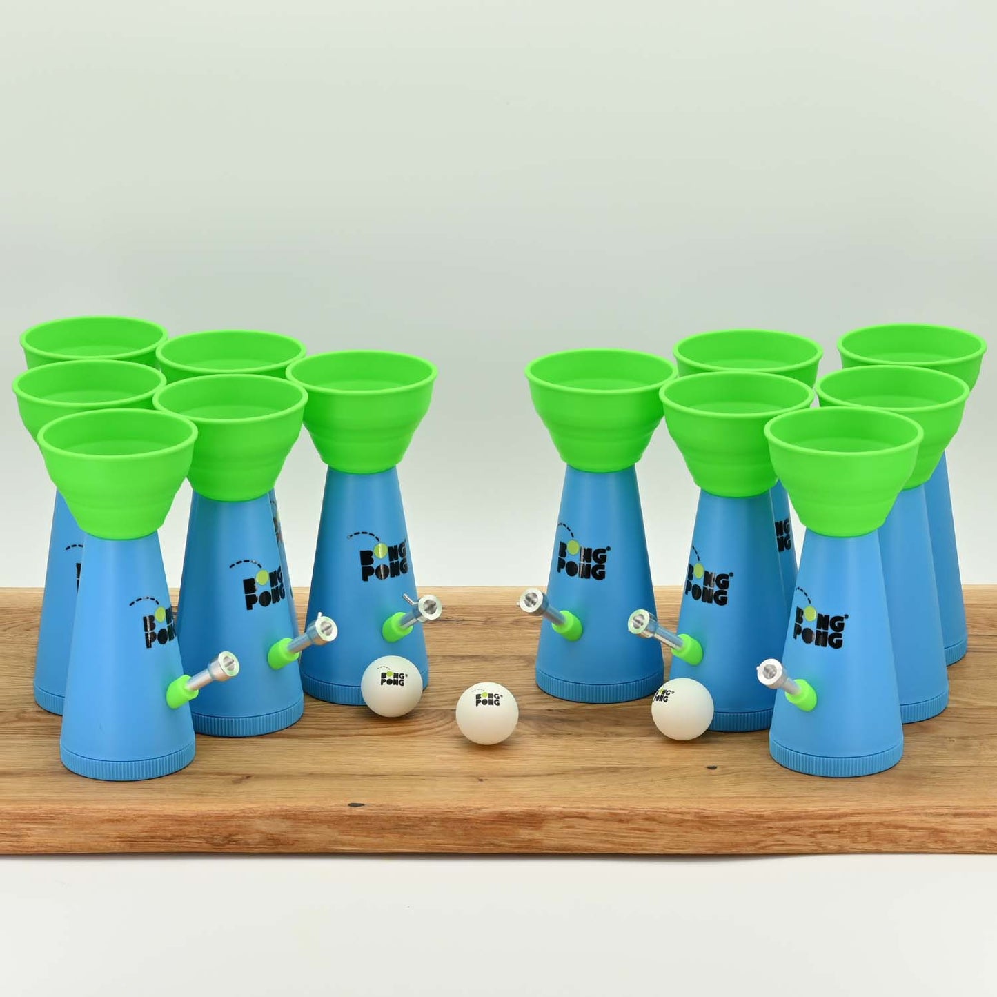 Bong Pong Partyspiel - mit 12 Bongs