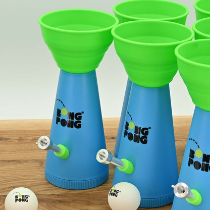 Bong Pong Partyspiel - mit 12 Bongs