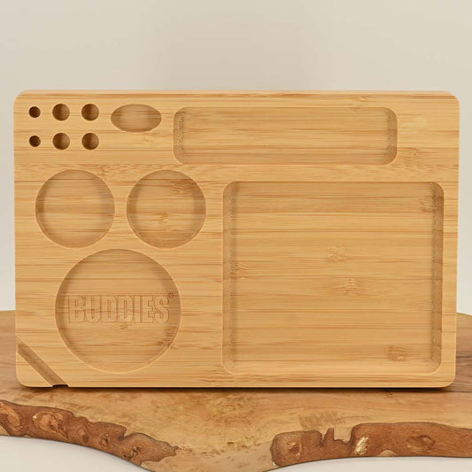 Buddies - Bamboo Rolling Tray klein - 23 x 15cm