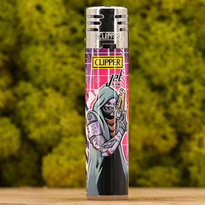 Jet Flame Clipper - Cyborg Assassin