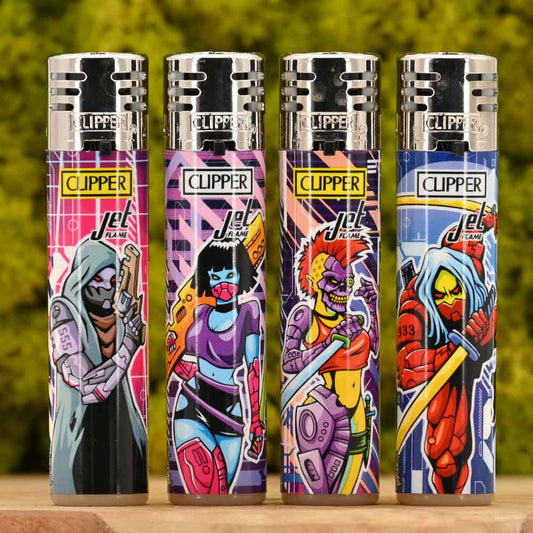 Jet Flame Clipper - Cyborg Assassin