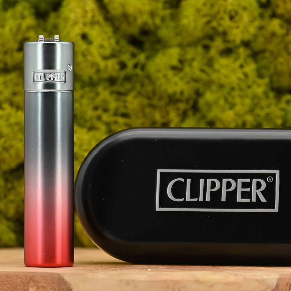 Metall Clipper Feuerzeug - Demon Gradient matt