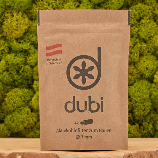 Dubi Aktivkohlefilter Slim 7mm (42er Pack)