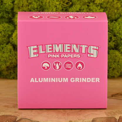 Elements Aluminium Grinder 4-teilig ⌀60mm - Pink