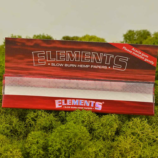 Elements Reis-Papers King Size Slim - rot