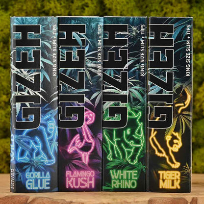 Gizeh WILD Limited Edition King Size Slim +  Tips (mit Magnet)