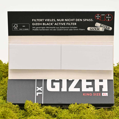 Gizeh Black King Size XL + Tips (mit Magnet)