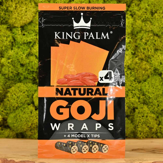 King Palm - 4 x Goji Blunt Wraps Natural