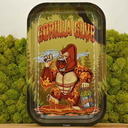 Gorilla Glue Medium Rolling Tray - inkl. Grinderreibe