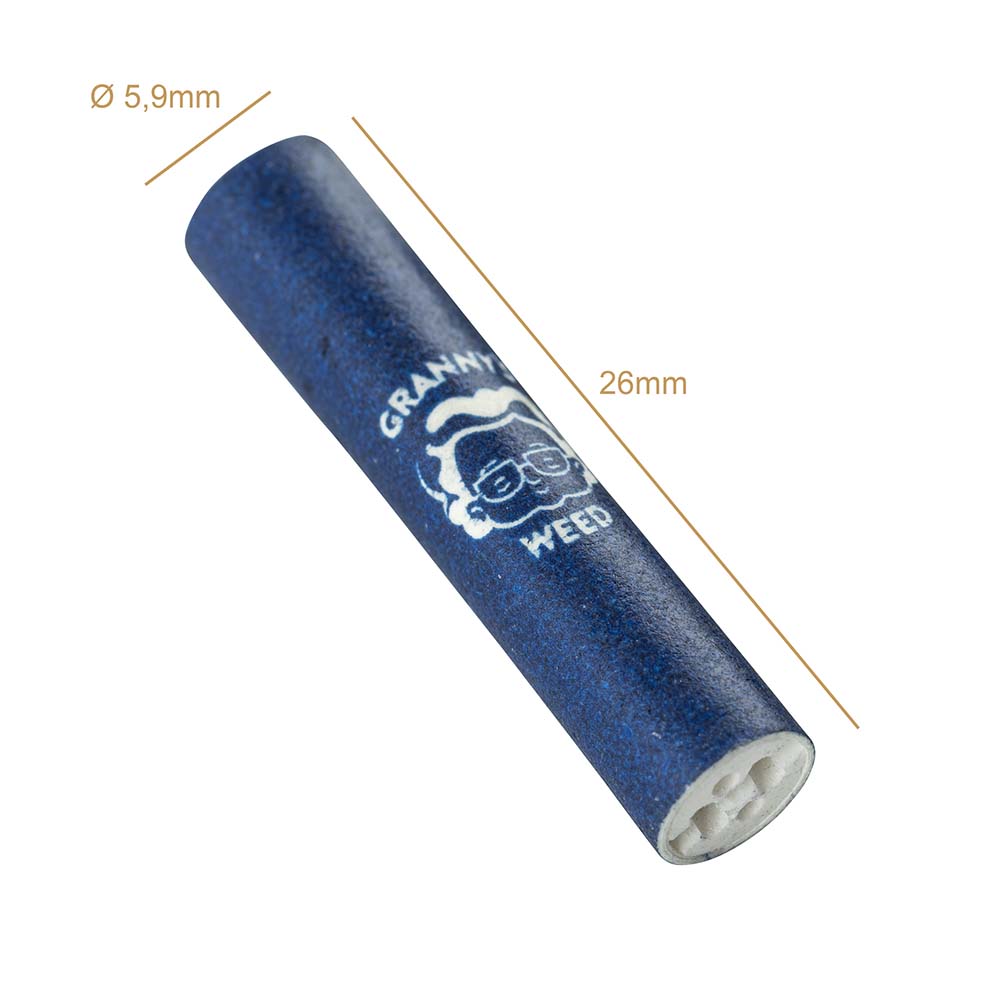 Grannys Slim 5,9mm Aktivkohlefilter - 50er blau