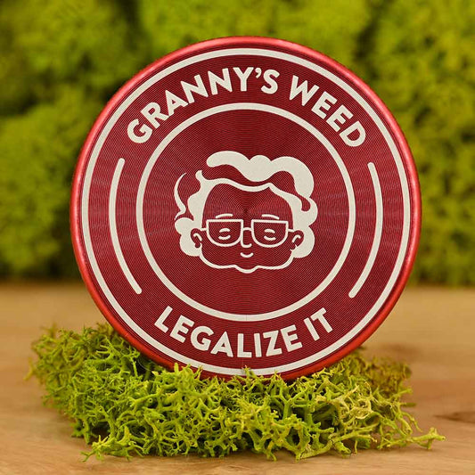 Granny's Premium Aluminium Grinder | ∅ 55mm - rot