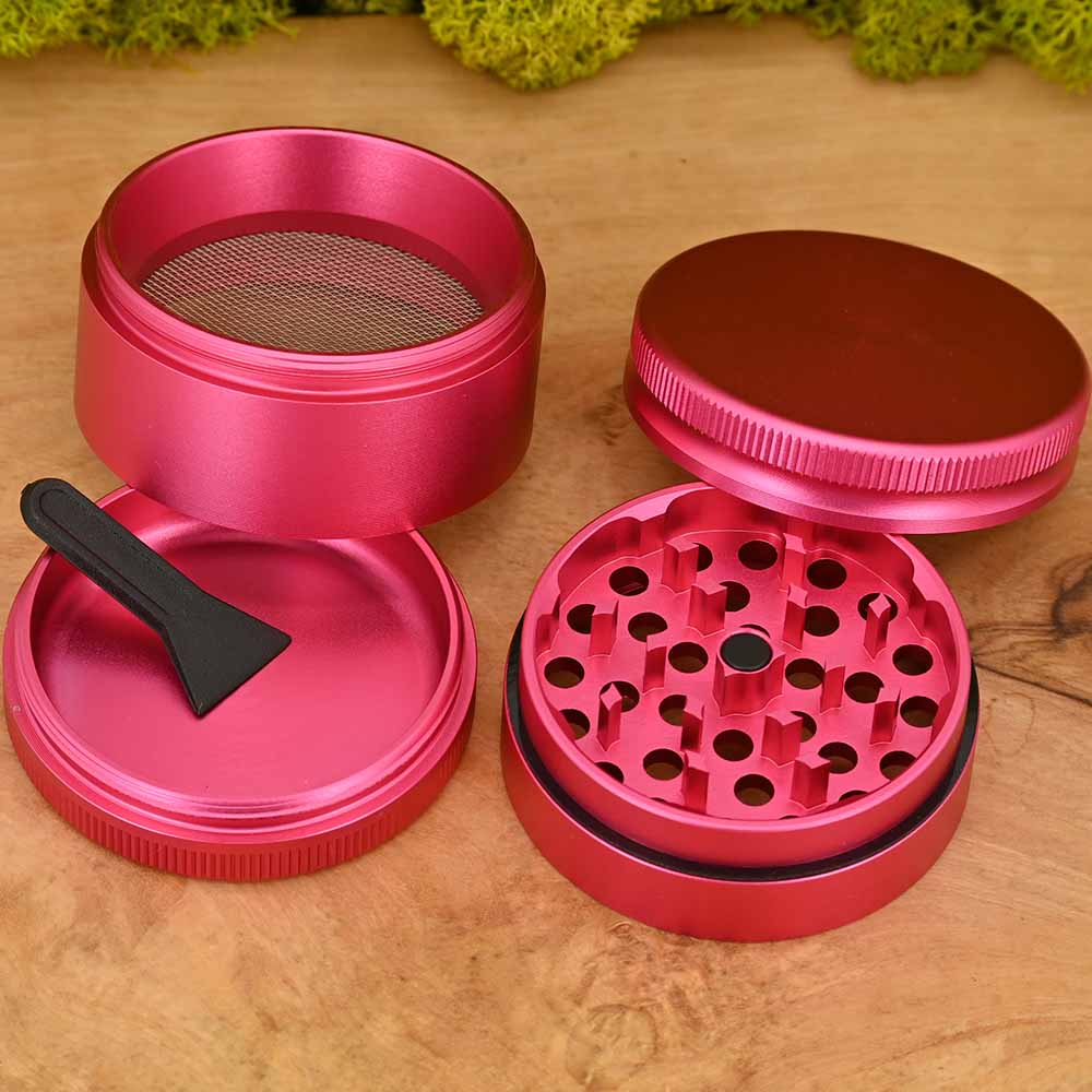 Aluminium Grinder Matt Pink ⌀50mm