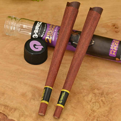 G-ROLLZ - Purple Haze - 2x Terpene Infused Blunt Cones