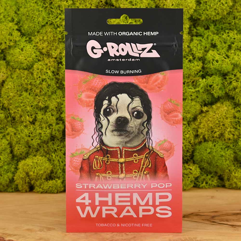 Wraps That Pop G-ROLLZ - Strawberry 🍓 Hemp Wraps - 4 Stück für nur 1,99€ – Johnnys ...
