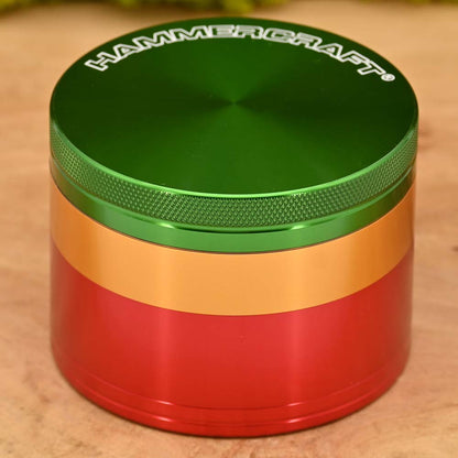 Hammercraft Rasta Aluminium Grinder 4-teilig ⌀63mm