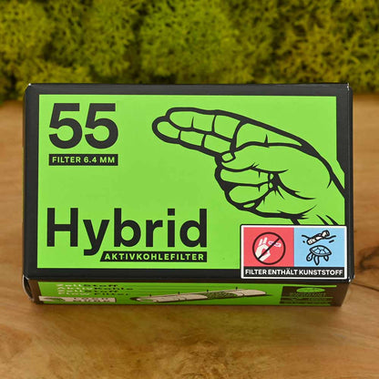 Hybrid Supreme Aktivkohlefilter (55er Pack) | Weiß