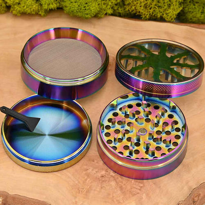 Spiralstar Grinder (4 teilig) ⌀62mm - Rainbow