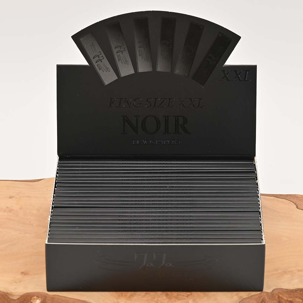 JaJa Noir Kingsize XXL - Schwarze Papers - Display Box (24 Stück)