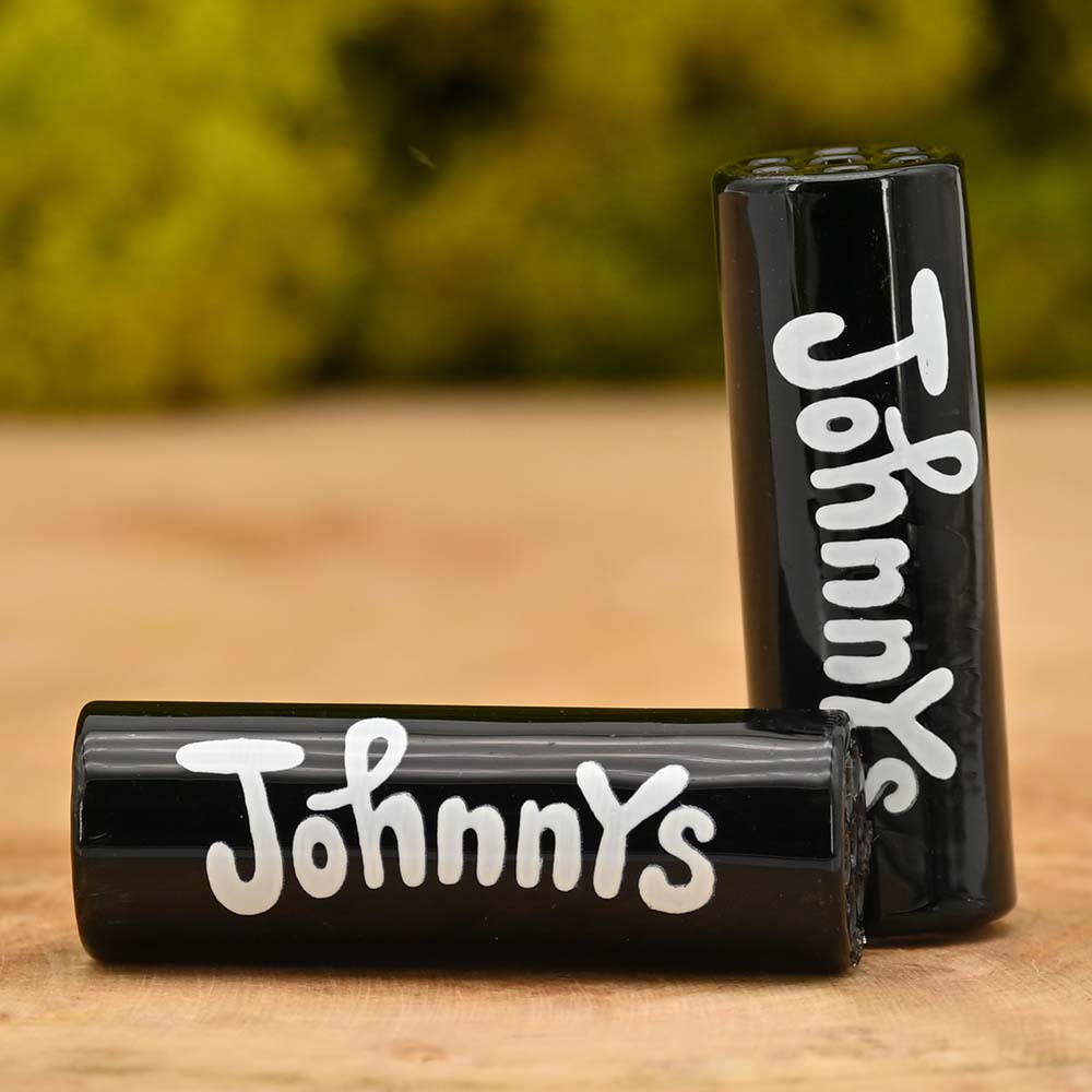 Johnnys Glas Tip - Midnight Black - Spiral Tip 10mm