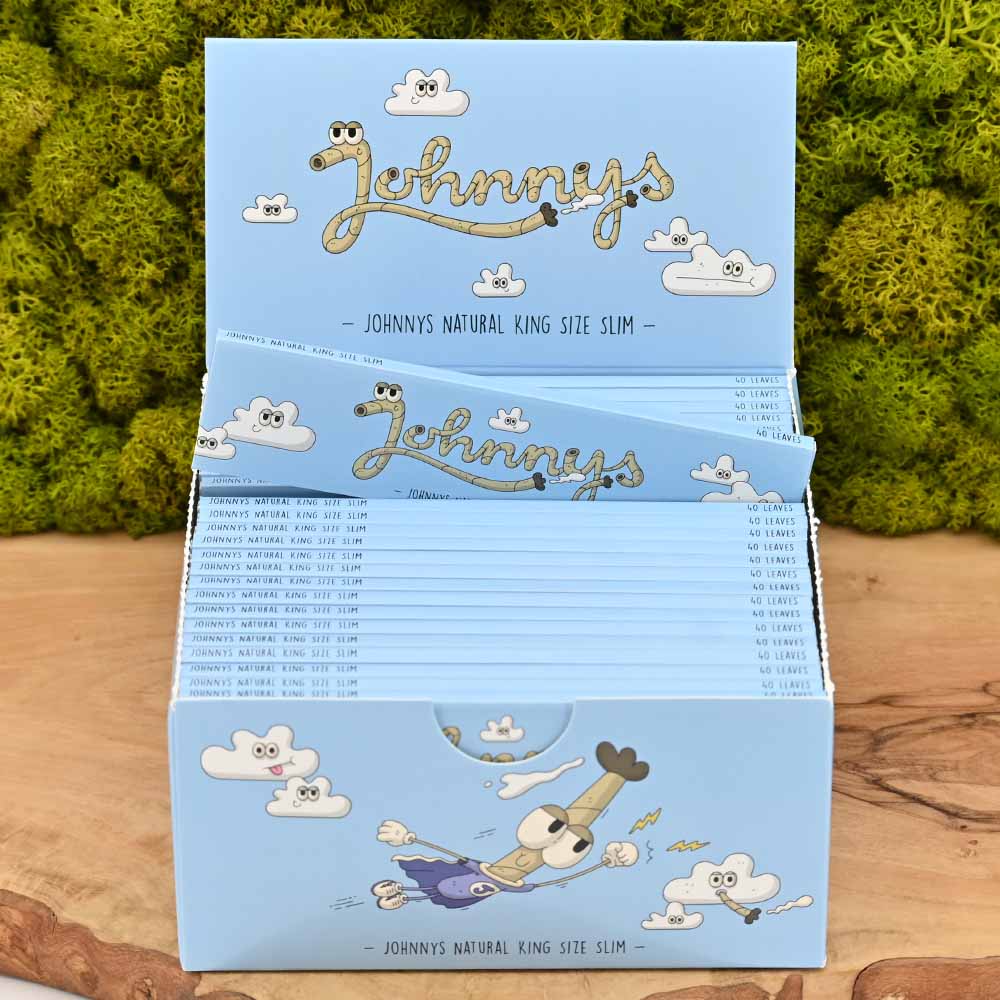 Johnnys Natural Slim Papers v2 - Super Jay - Display Box (50 Stück)