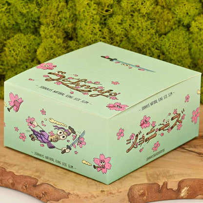 Johnnys Natural Slim Papers - Sakura - Display Box (40 Stück)