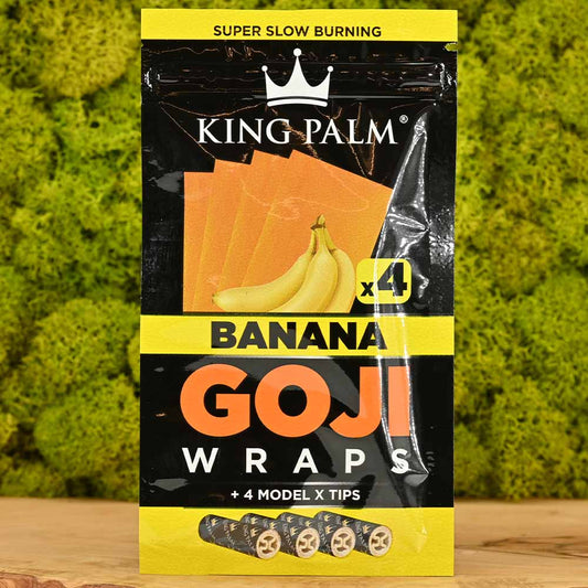 King Palm - 4 x Goji Blunt Wraps Banana