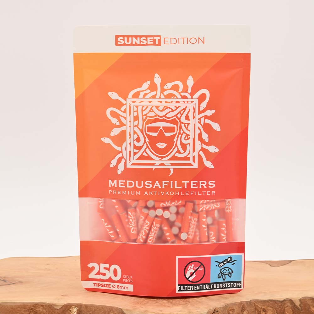 Medusa Aktivkohlefilter Slim (250er Pack)
