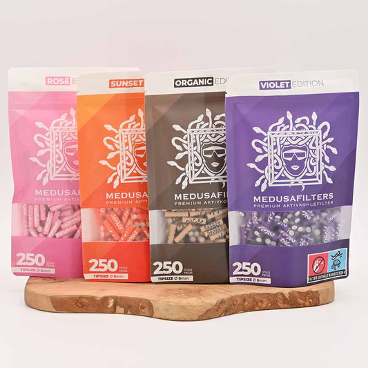 Medusa Aktivkohlefilter Slim (250er Pack)