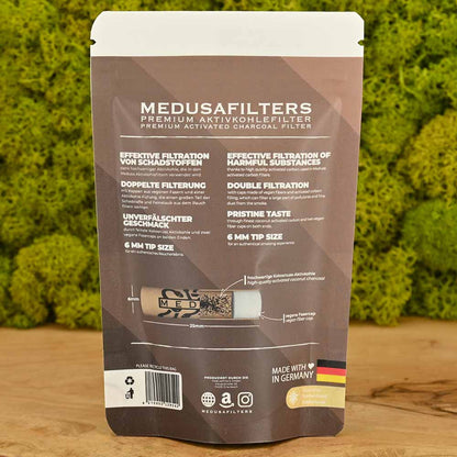 Medusa Aktivkohlefilter Slim (50er Pack)