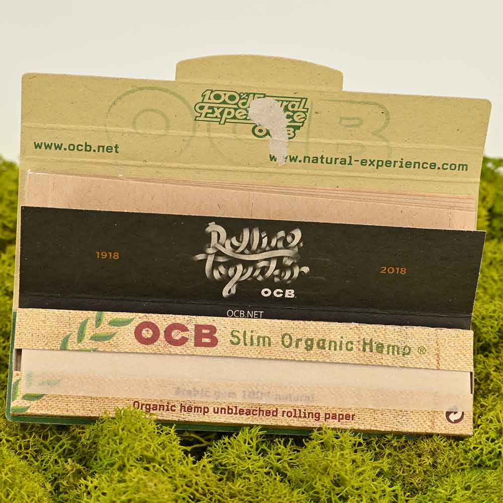 OCB Organic Hemp Papers + Tips