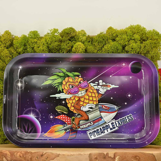 Pineapple Express Medium Rolling Tray - inkl. Grinderreibe