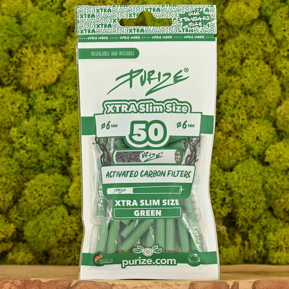 Purize XTRA Slim Aktivkohlefilter (50er Pack)