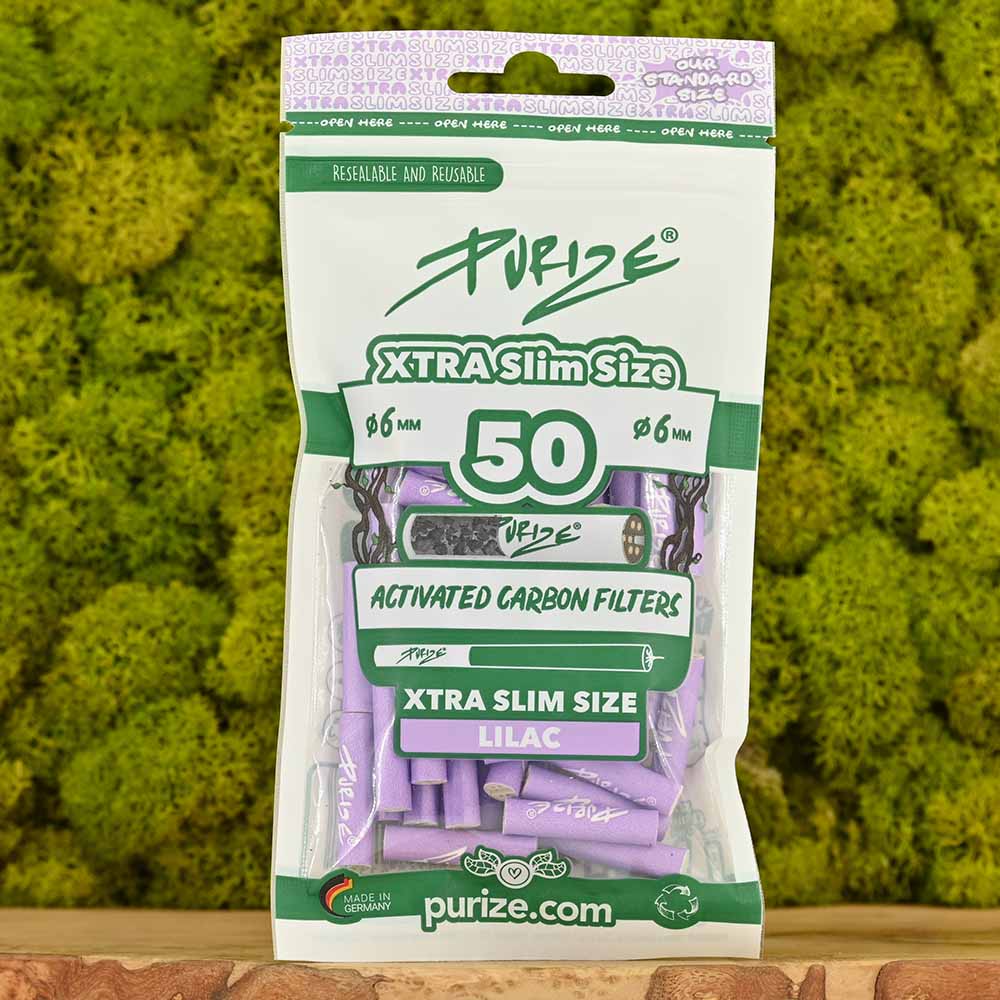 Purize XTRA Slim Aktivkohlefilter (50er Pack)