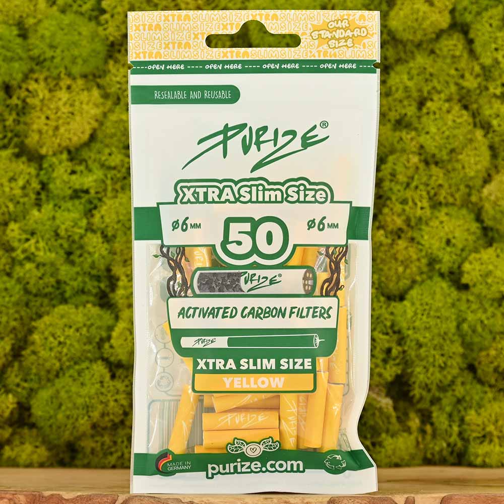 Purize XTRA Slim Aktivkohlefilter (50er Pack)