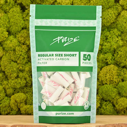 Purize Regular Short Size Aktivkohlefilter (50er Pack)