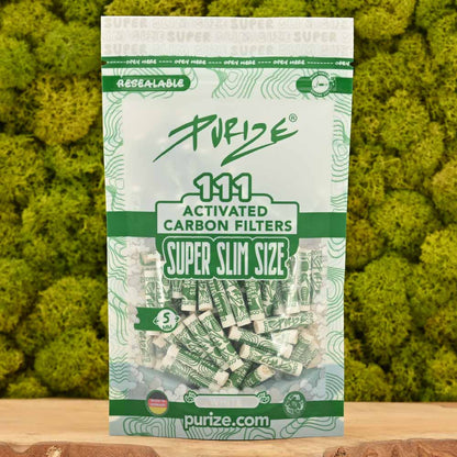 Purize Aktivkohlefilter - Super Slim Size (111er Pack)