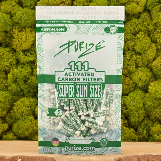 Purize Aktivkohlefilter - Super Slim Size (111er Pack)