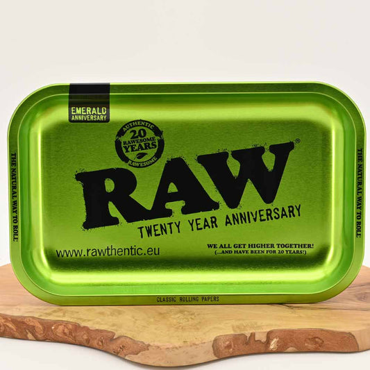 RAW Medium Rolling Tray - Emerald Anniversary (20 Jahre)