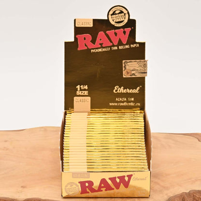 RAW Ethereal Queen Size 1-1/4 Papers - Display Box (24 Stück)