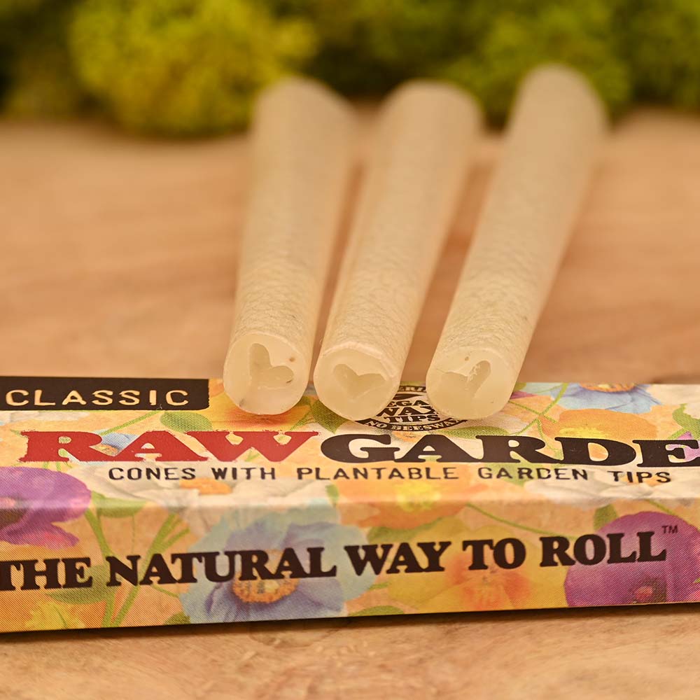 RAW Cones Kingsize - Garden Tips (3er Set)