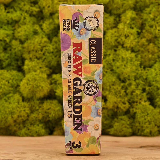 RAW Cones Kingsize - Garden Tips (3er Set)