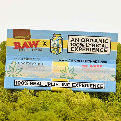 RAW Organic Kingsize Wide Papers - Lyrical Lemonade