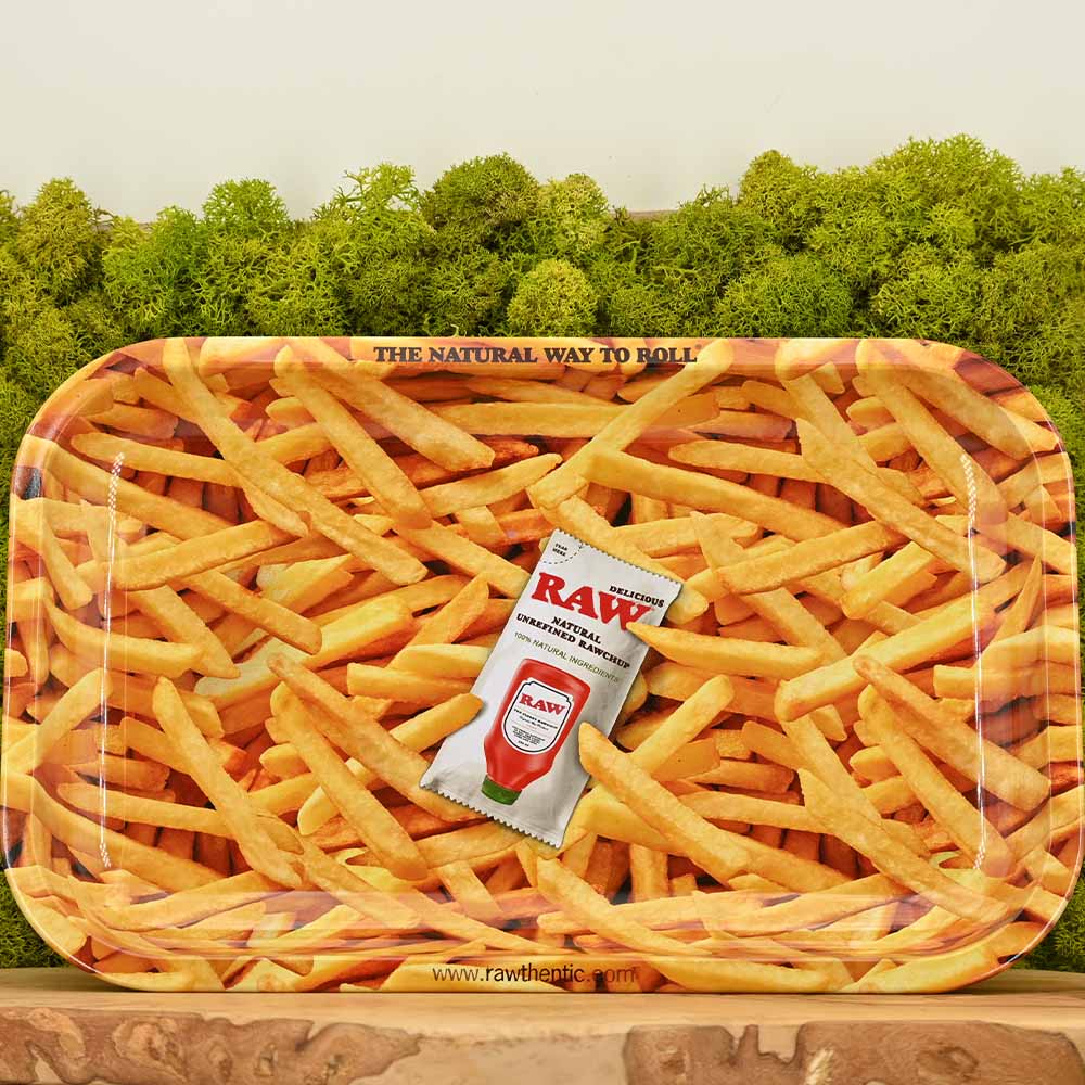 RAW Medium Rolling Tray - French Fries