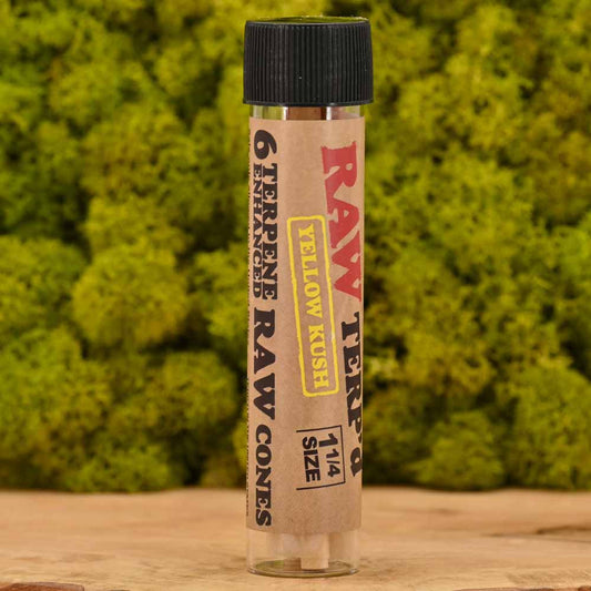 RAW Terp'd Cones Queen Size - Yellow Kush (6er Set)